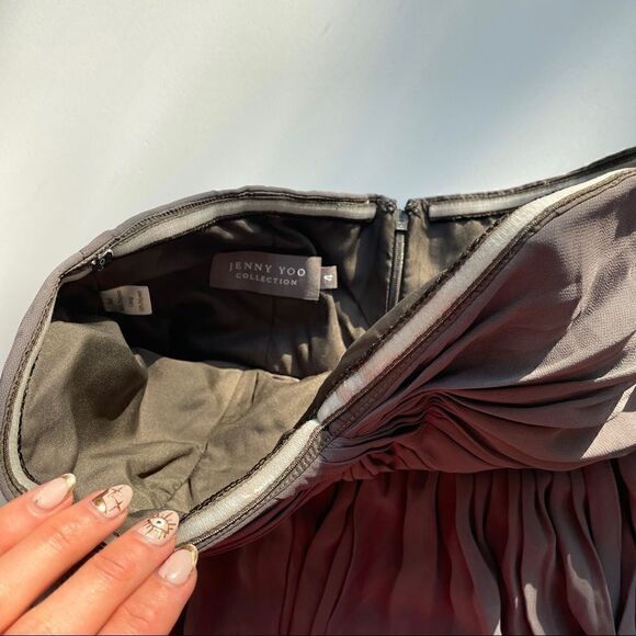 Jenny Yoo Wedding Bridesmaid Collection Nordstrom Aiden Convertible Dress Size 4 - Picture 5 of 12